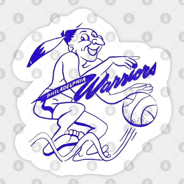 Defunct - Philadelphia Warriors ABA Basketball Sticker by LocalZonly